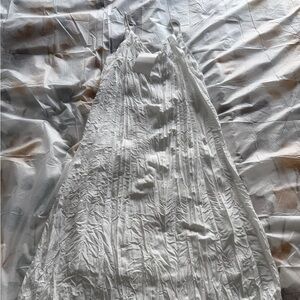 OAK + FORT White Textured Dress